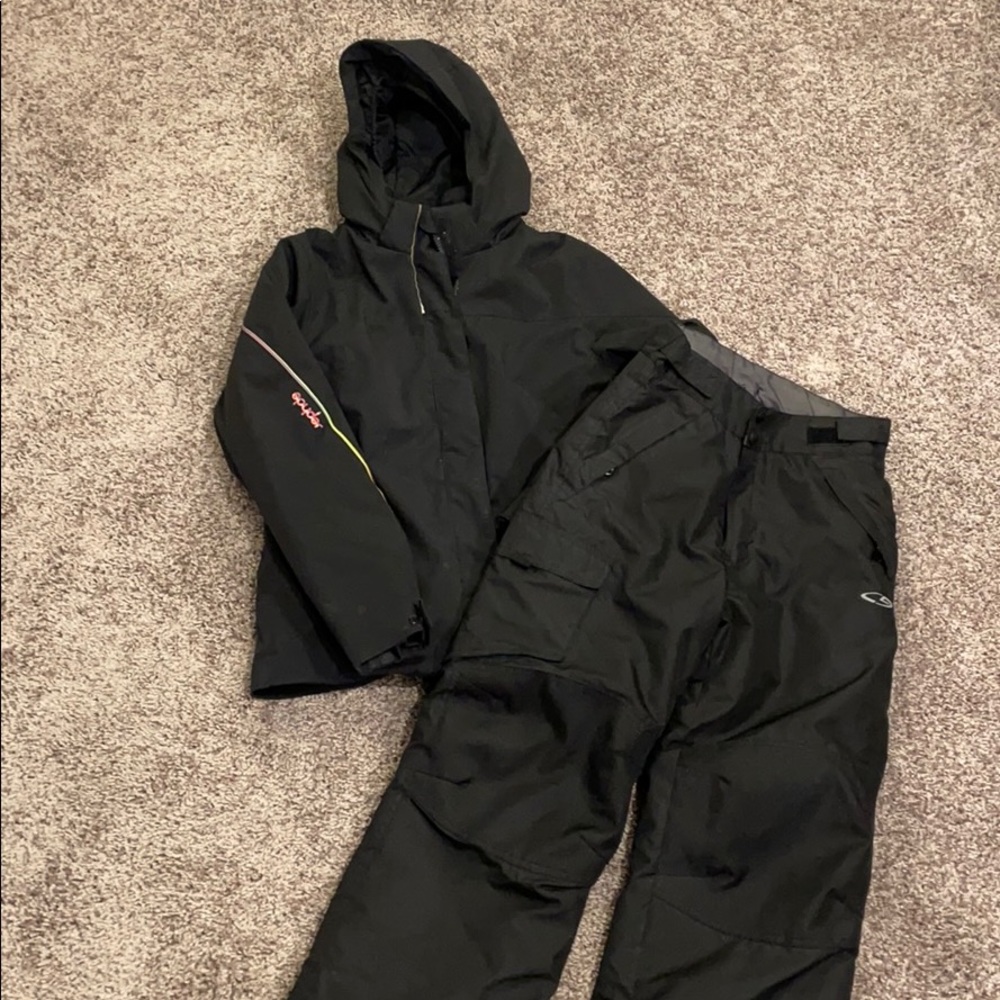 Snow set including Spyder jacket and snow pants